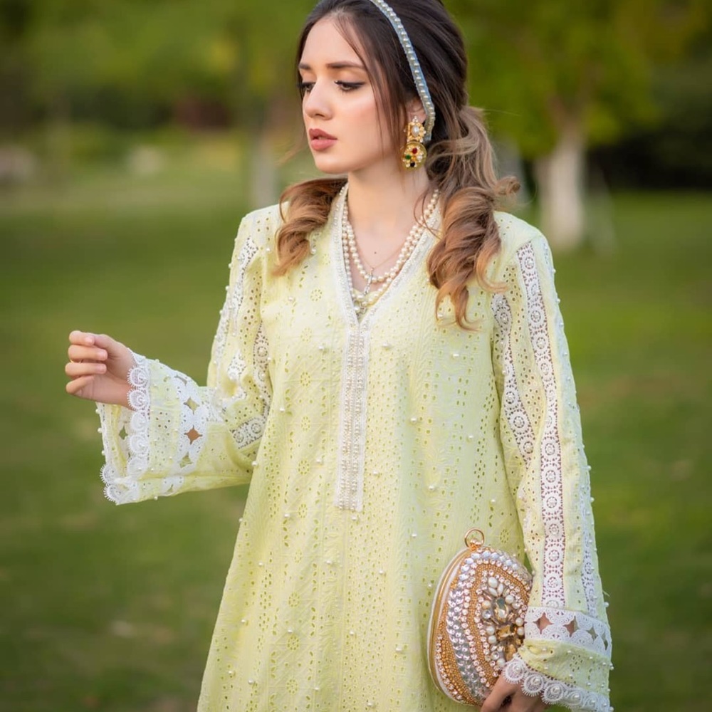 - Pakistani/Indian Luxury Designer Shirt - image 1